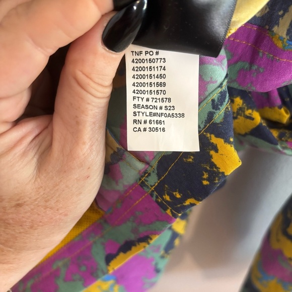 The North Face Class V Fanorak XL WindbreakerRare Mountain Print, Liam Gallagher - Picture 11 of 14